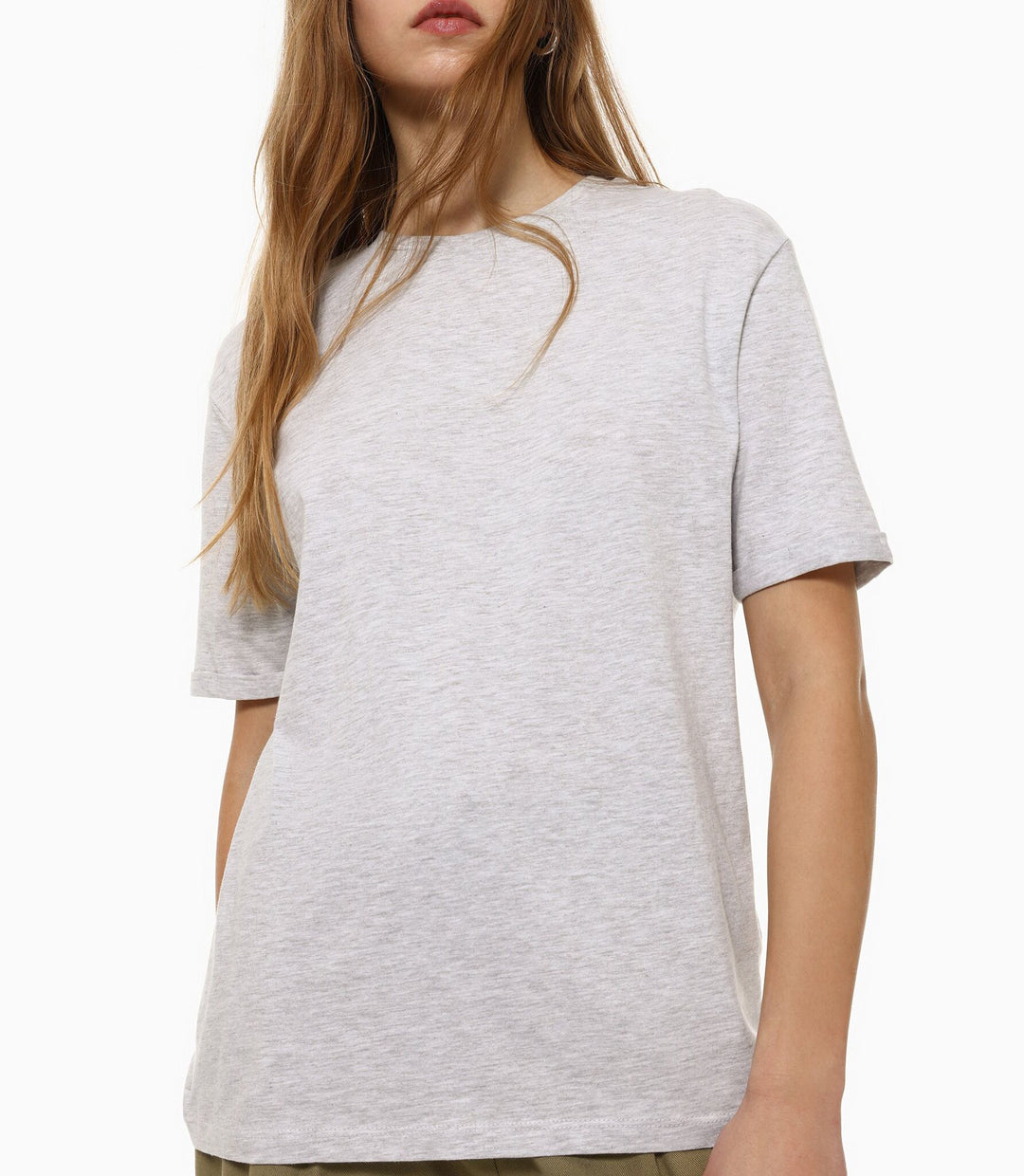 Moudda Lefties - T-Shirt Basique Oversize - Prix (Gris Moyen) - Tunisie 5