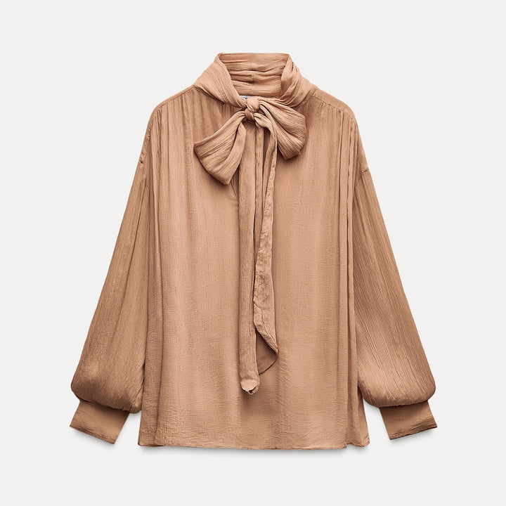Moudda ZARA - Chemise manches longues col foulard - Tunisie 1