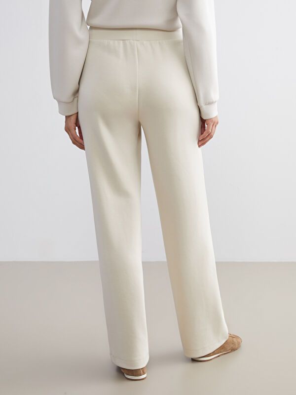 Moudda LC Waikiki - Pantalon en jersey Femme Beige - Tunisie 4