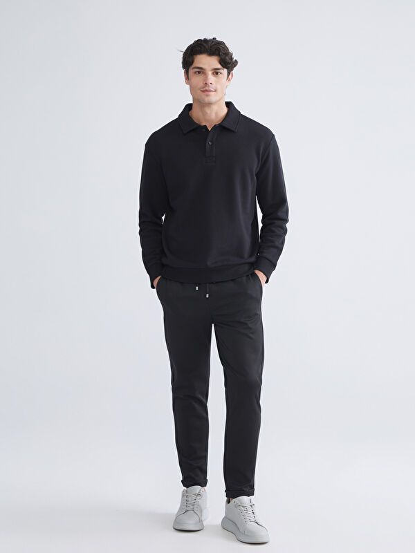 Moudda LC Waikiki - Pantalon tissé moyen Homme Noir - Tunisie 1