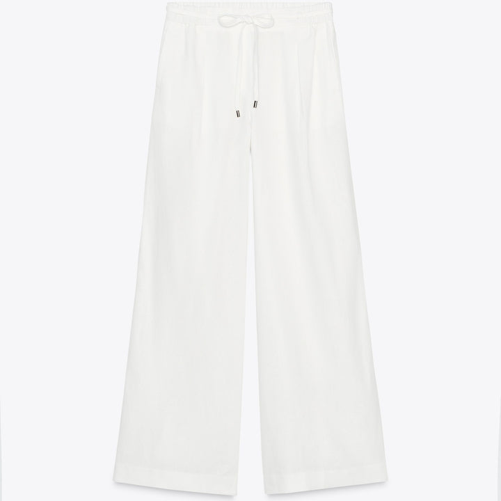 Moudda ZARA - Pantalon Wide Leg - Lin/Viscose & Ceinture - Tunisie 1