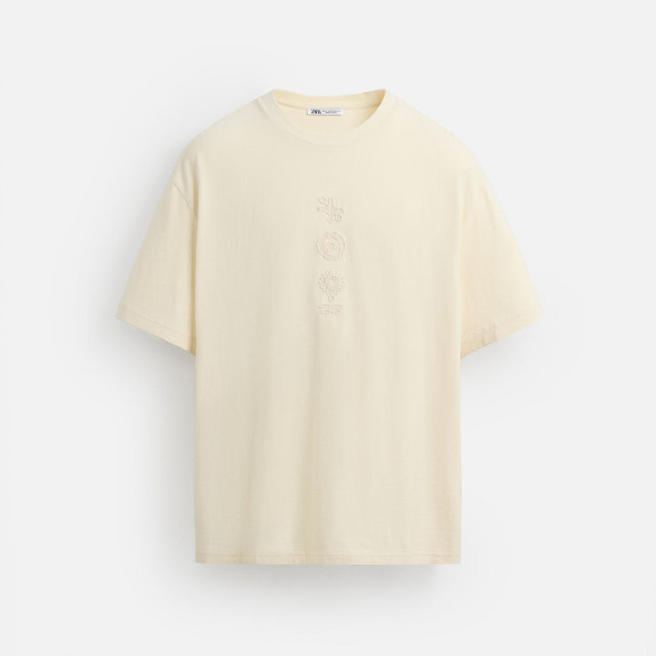 Moudda ZARA - T-Shirt - Broderie Devant - Tunisie 1