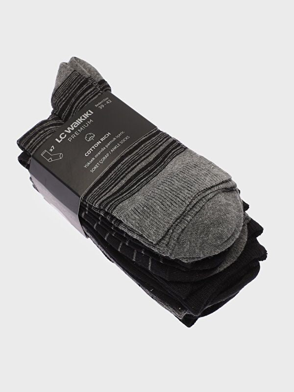 Moudda LC Waikiki - Chaussettes courtes Homme Fil mélangé teint - Tunisie 1