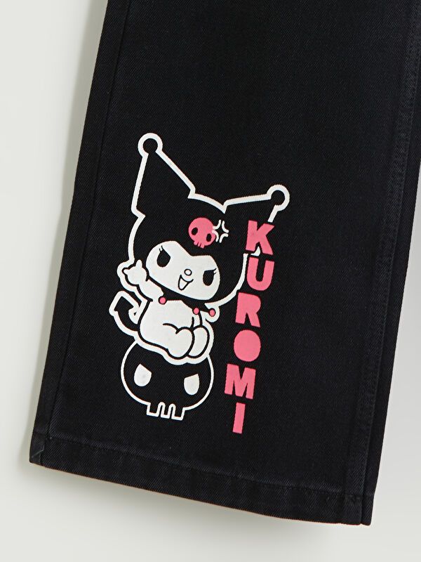 Moudda LC Waikiki - Pantalon tissé en denim Fille Rodéo noir - Tunisie 4