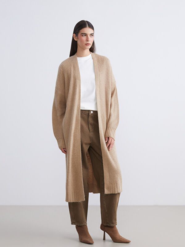 Moudda LC Waikiki - Cardigan en tricot Femme Beige - Tunisie 2