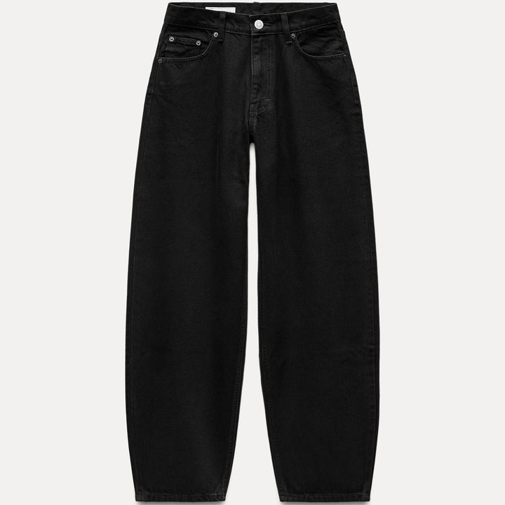 Moudda ZARA - Noir – pantalon ballon taille mi-haute longueur complète - Tunisie 1