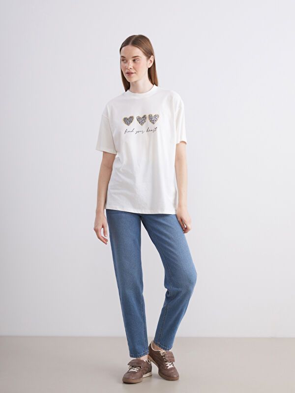 Moudda LC Waikiki - Pantalon jean tissé basique Femme Rodéo mid indigo - Tunisie 1