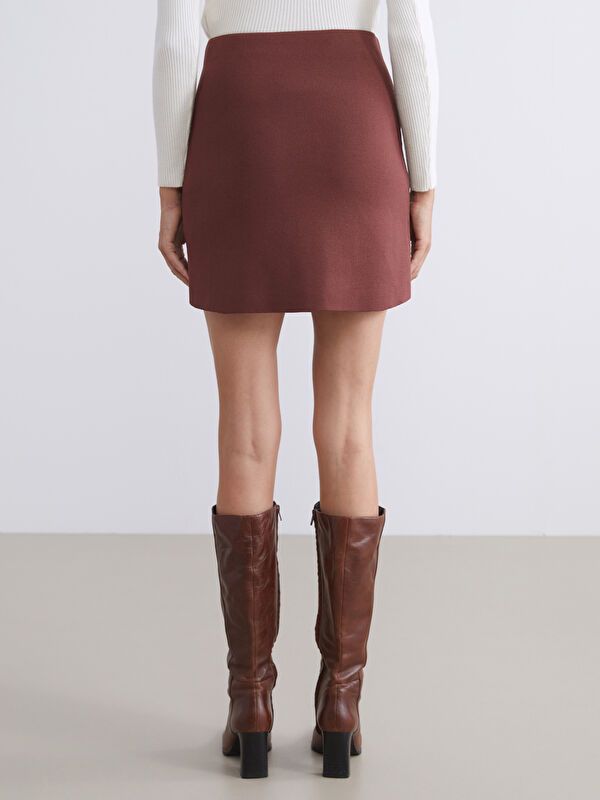 Moudda LC Waikiki - Jupe tricot Femme Brun foncé - Tunisie 4