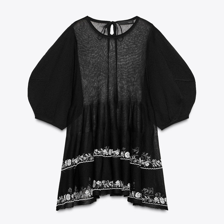 Moudda ZARA - Blouse Longue - Dentelle, Volants & Broderies - Tunisie 1