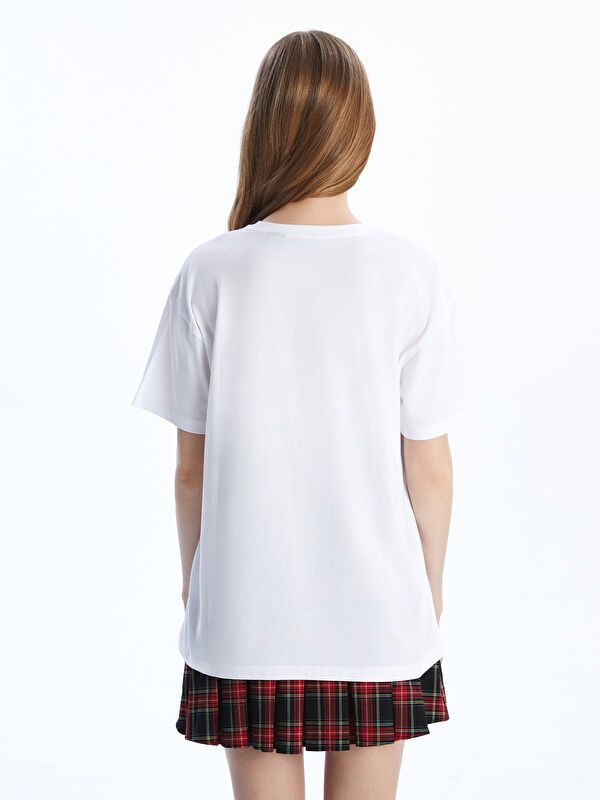 Moudda LC Waikiki - Body jersey manches courtes licence Femme Buxe blanc - Tunisie 4