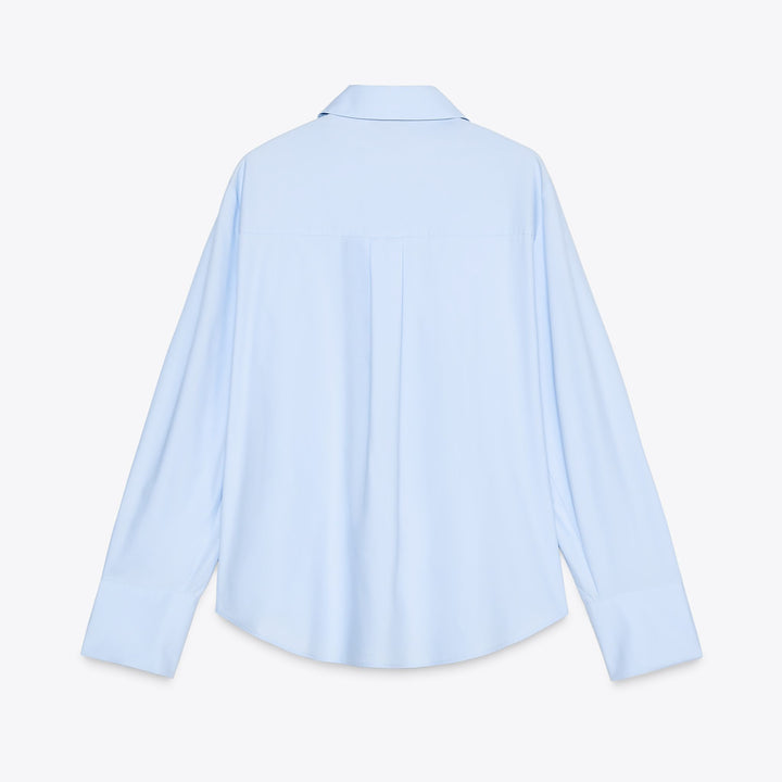 Moudda ZARA - Chemise Popeline - Nœud, Perles & Bouton Bijou - Tunisie 2