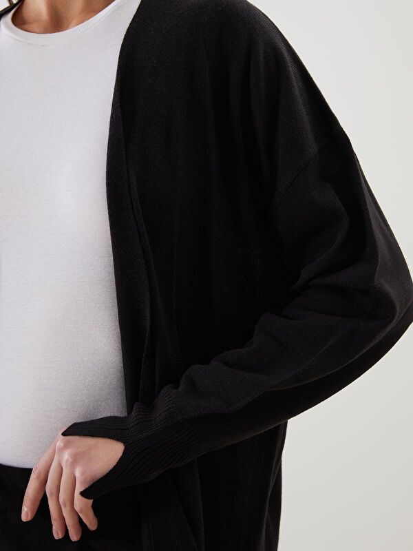 Moudda LC Waikiki - Cardigan en tricot Femme Noir - Tunisie 3