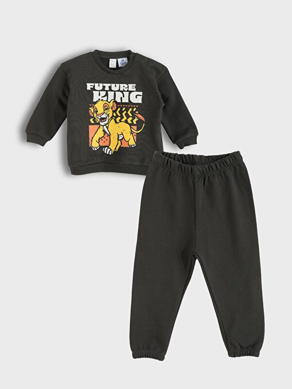 Moudda LC Waikiki - Ensemble jersey sous licence Garçon Anthracite - Tunisie 1