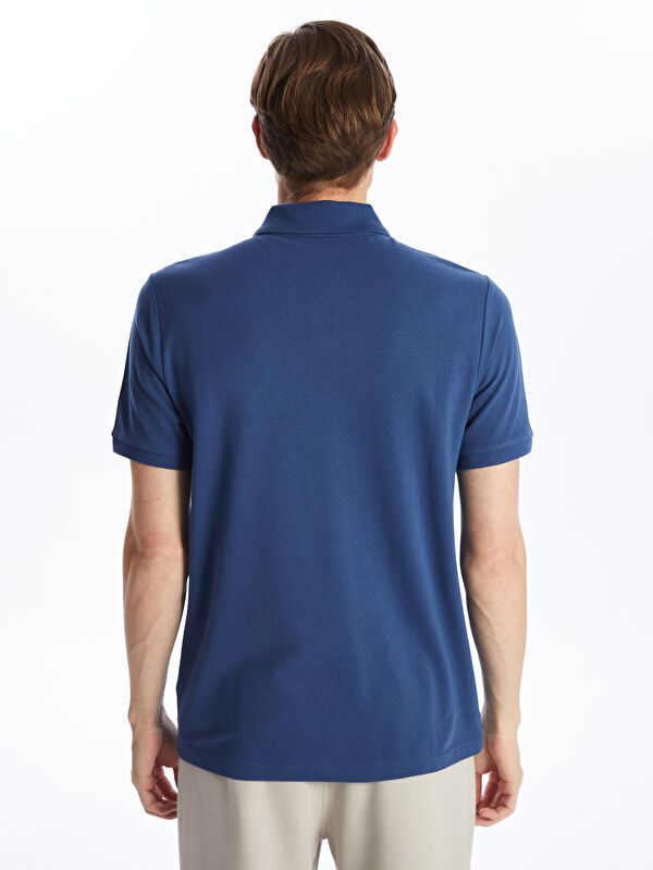 Moudda LC Waikiki - T-shirt col polo basique manches courtes en jersey - Tunisie 4