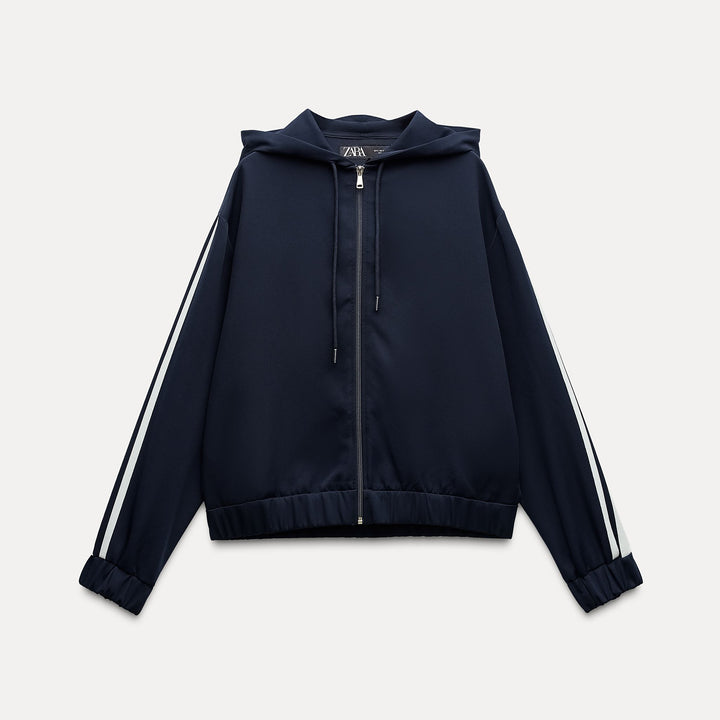 Moudda ZARA - Set veste bomber jogging à capuche bande latérale - Tunisie 2