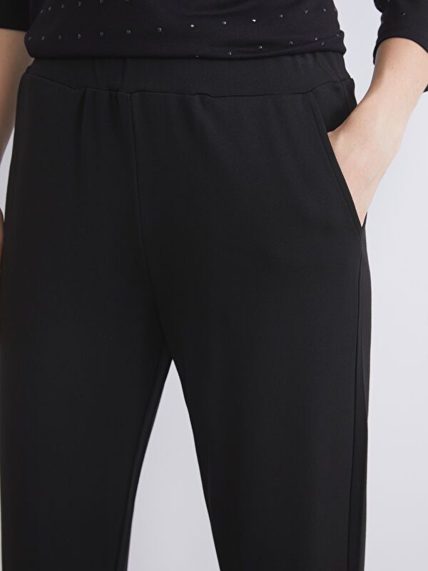 Moudda LC Waikiki - Pantalon jersey Femme Noir - Tunisie 3