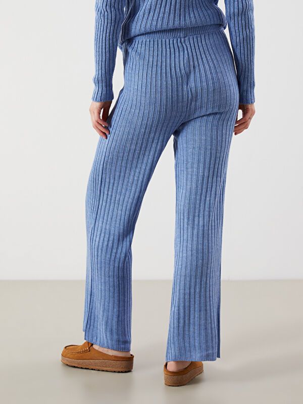 Moudda LC Waikiki - Pantalon tricot Femme Bleu - Tunisie 4