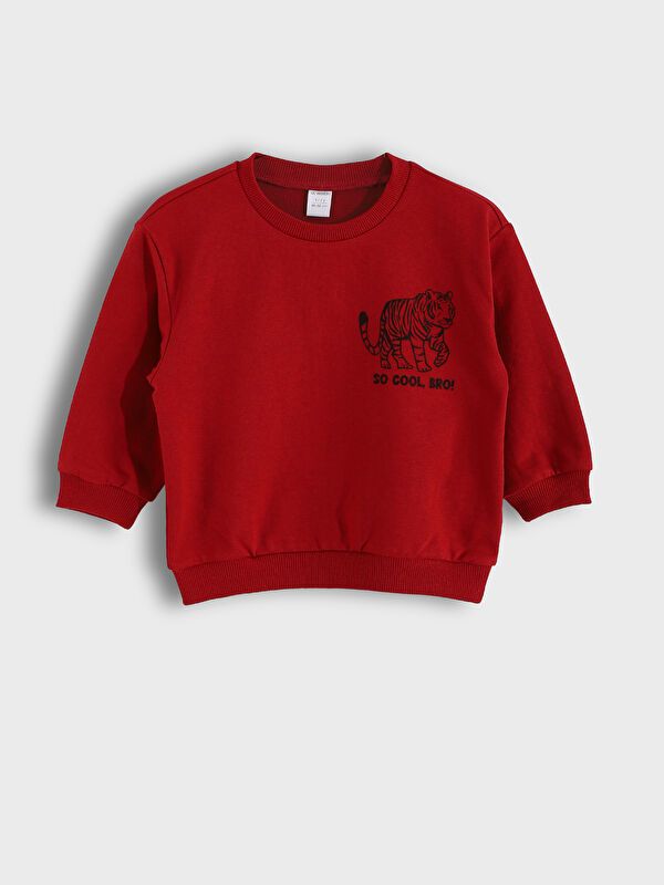 Moudda LC Waikiki - Pack sweatshirt jersey Garçon Beige melange pr - Tunisie 2