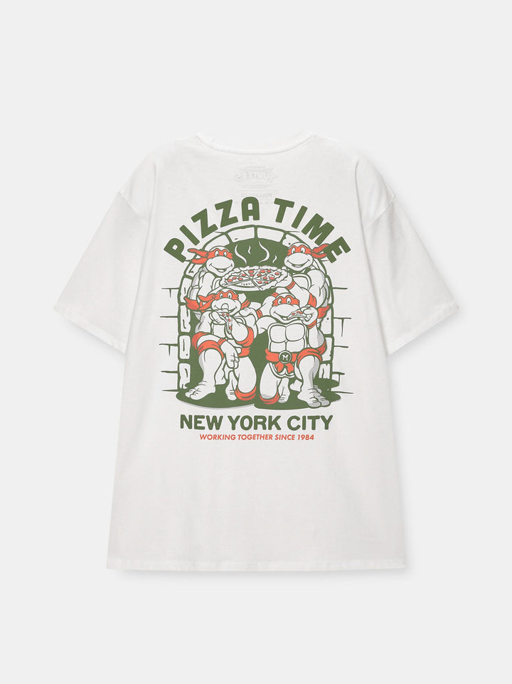 Moudda PULL & BEAR - T-Shirt Demi-Manches TMNT Pizza Time Licence - Tunisie 2