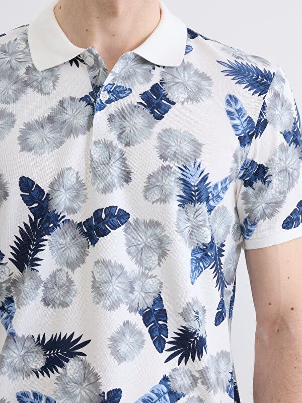 Moudda LC Waikiki - T-shirt imprimé manches courtes en jersey pour Homme couleur Blanc imprimé - Tunisie 3