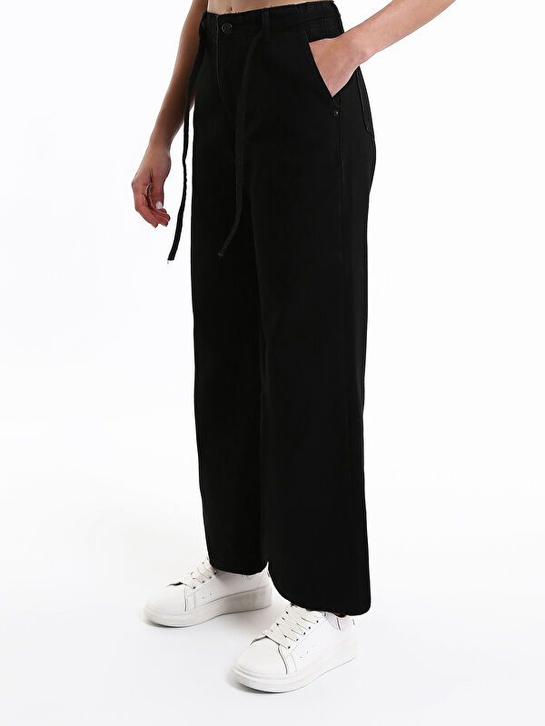 Moudda LC Waikiki - Pantalon jean tissé basique Femme Rodéo noir+m - Tunisie 4