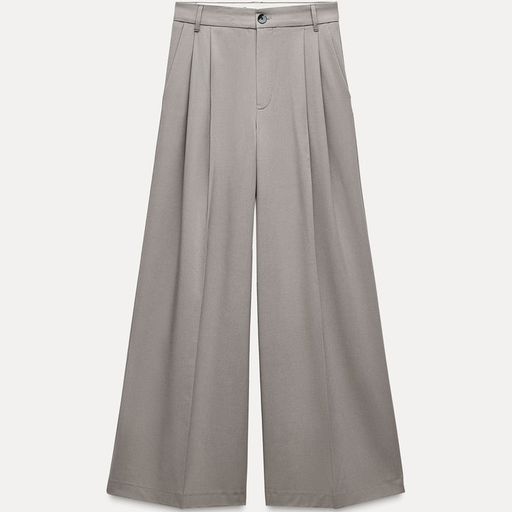 Moudda ZARA - Pantalon double pli passant bouton dos coordonné - Tunisie 1