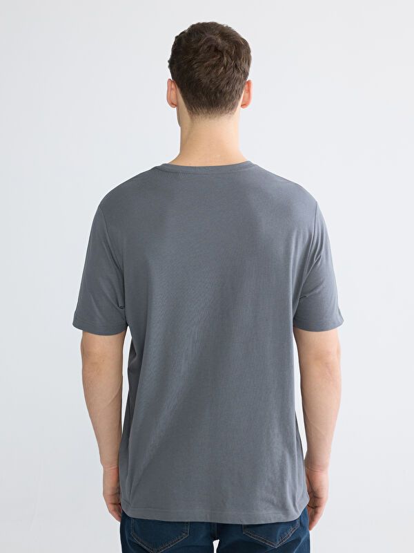 Moudda LC Waikiki - T-shirt basique col rond manches courtes en jersey pour Homme - Tunisie 4