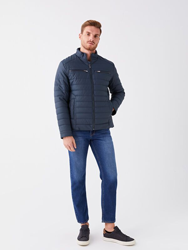 Moudda LC Waikiki - Manteau PU lourd Homme Marine - Tunisie 2