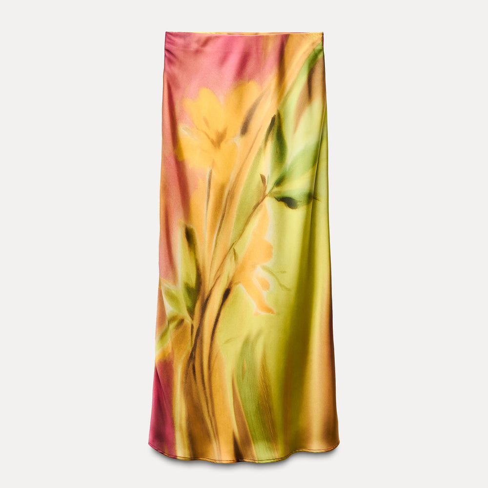 Moudda ZARA - Jupe en Tencel imprimée fleur placée - Tunisie 2