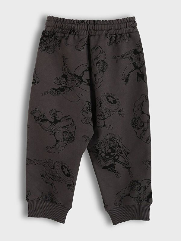 Moudda LC Waikiki - Ensemble jersey sous licence Garçon Imprimé gris foncé - Tunisie 5