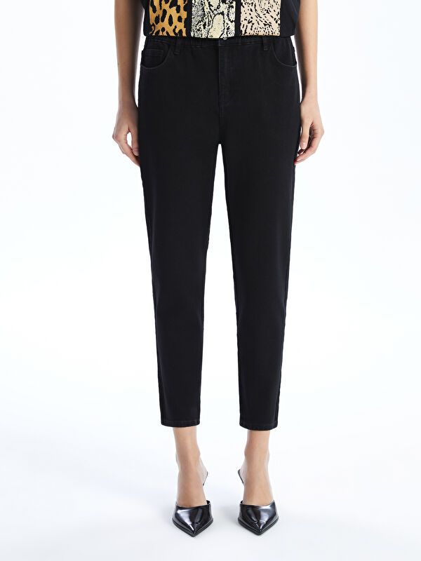 Moudda LC Waikiki - Pantalon tissé denim Femme Noir - Tunisie 2