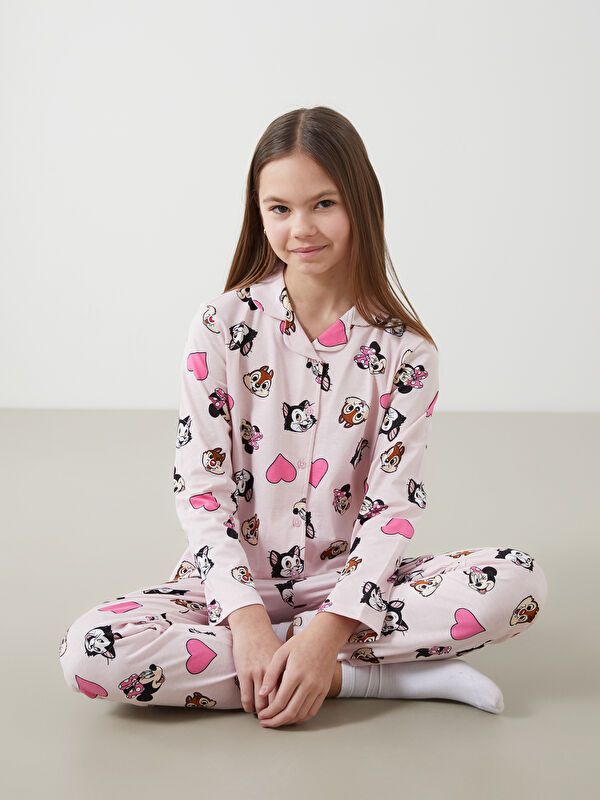Moudda LC Waikiki - Sous-vêtement jersey pyjama manches longues milieu pour Filles - Tunisie 2