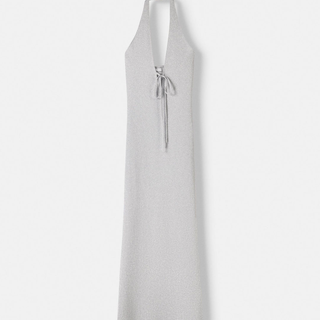 Moudda BERSHKA - Robe courte maille côtelée lurex col licou - Tunisie 1
