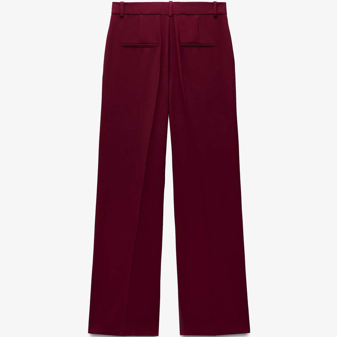 Moudda ZARA - Pantalon Habillé - Taille Haute & Bordeaux - Tunisie 2