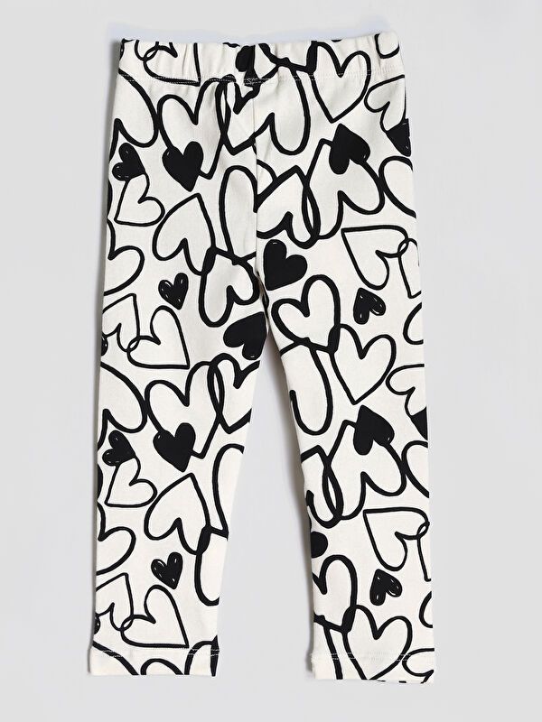 Moudda LC Waikiki - Pack jersey stretch Fille Imprimé écru - Tunisie 4