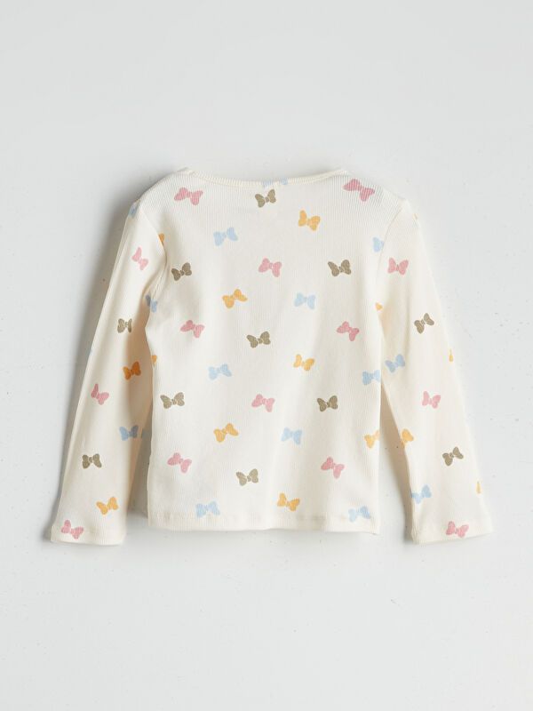 Moudda LC Waikiki - Body jersey manches longues licence Fille Imprimé écru - Tunisie 3