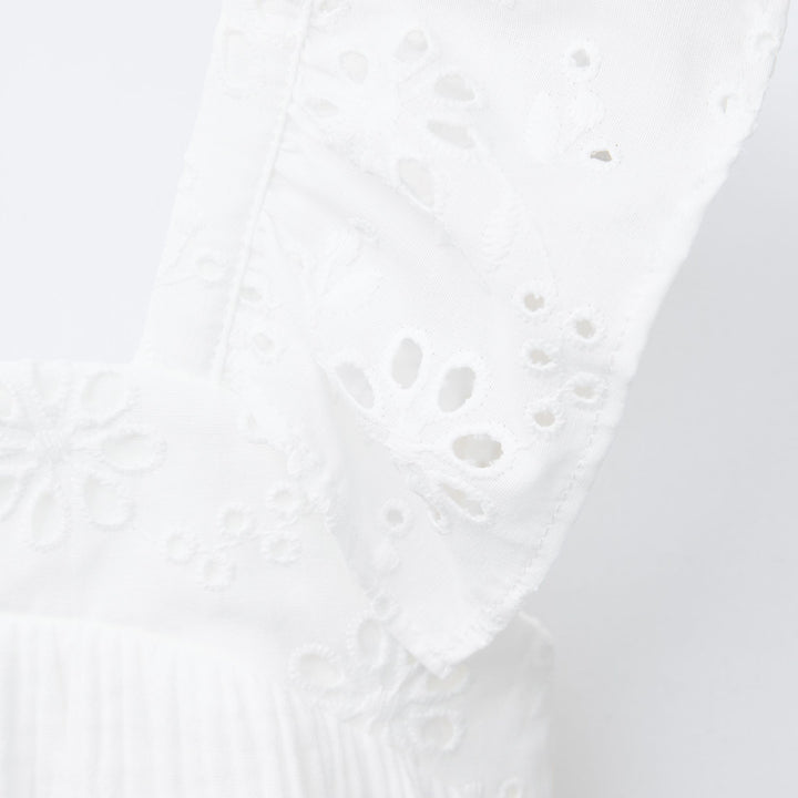 Moudda ZARA - Robe Enfant Blanche Brodée - Collection Lingerie - Tunisie 3