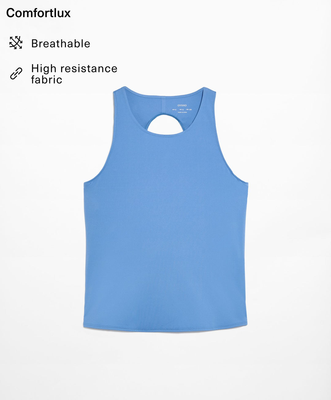 Moudda Oysho - T-Shirt Demi-Manches Dos Croisé - Tunisie 3