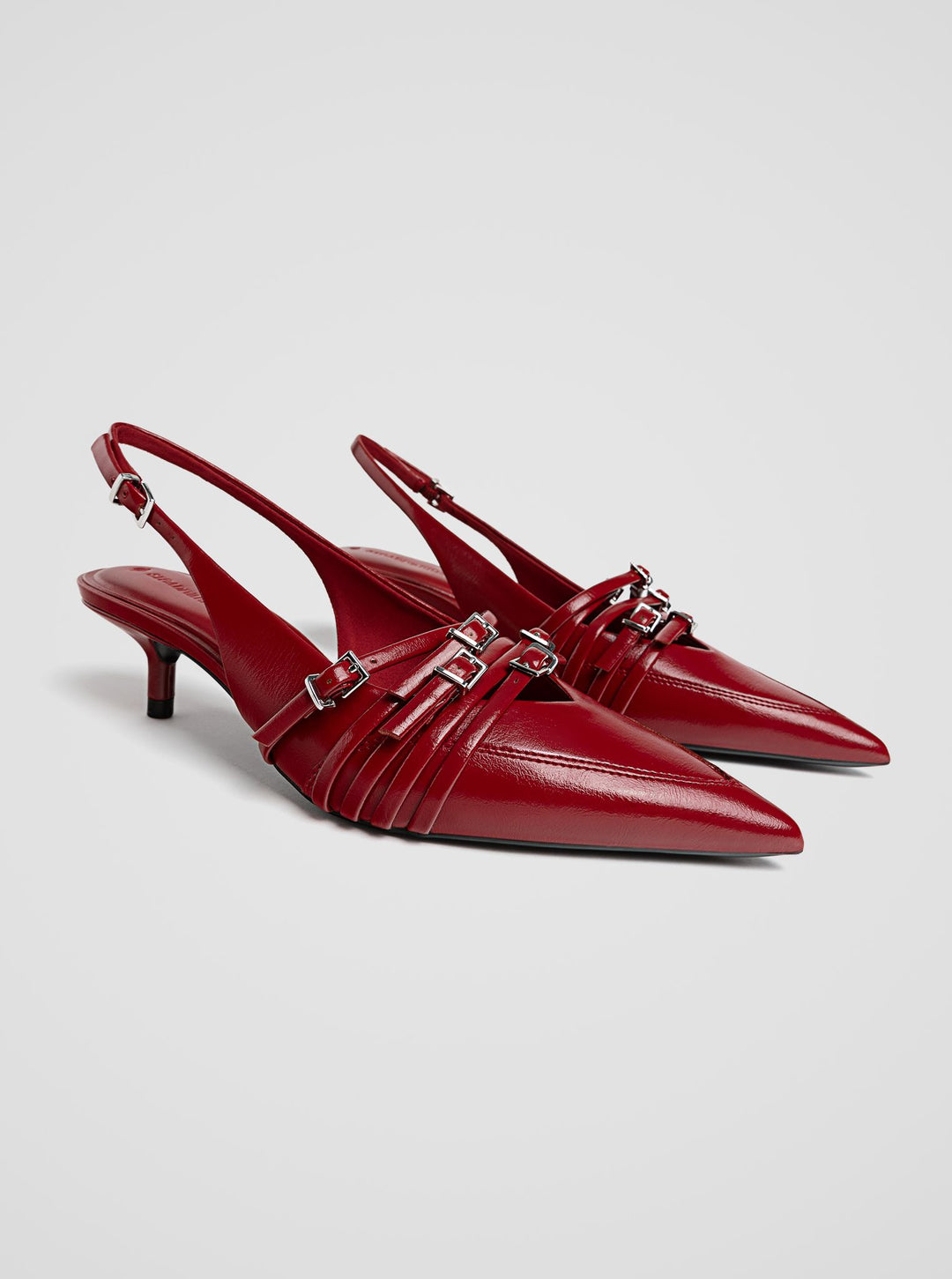 Moudda STRADIVARIUS - Chaussures à Talon Kitten avec Boucles - Tunisie 5