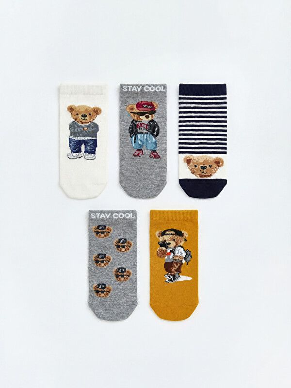 Moudda LC Waikiki - Chaussettes liner trainer (sport) pour Garçon couleur Mélange teint fil - Tunisie 1