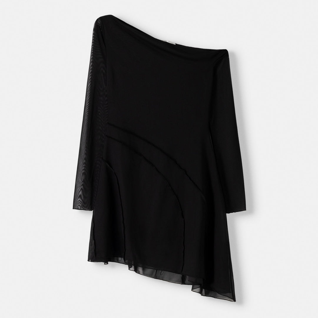 Moudda BERSHKA - Robe Mini Asymétrique (Uni/Imprimé) - Tunisie 1