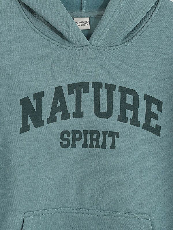 Moudda LC Waikiki - Sweatshirt en jersey Garçon Vert terne - Tunisie 4