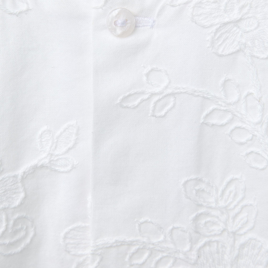 Moudda ZARA - Culotte Robe - Broderie Fleurs Blanc (4T) - Tunisie 3