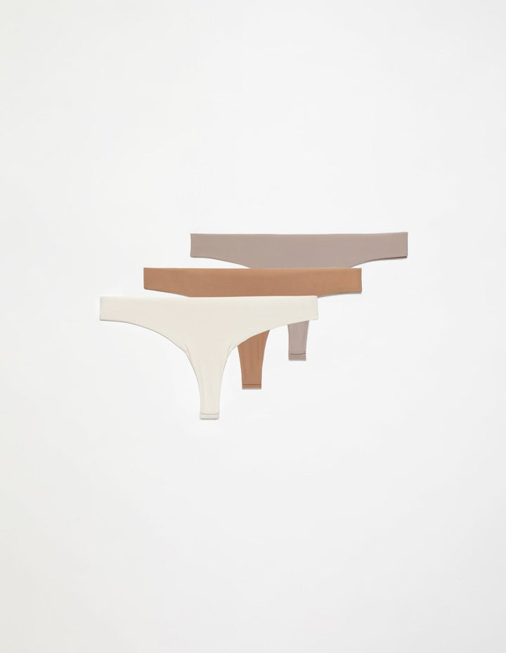 Moudda Lefties - Pack 3 Tangas - Microfibre Laser Cut Basique - Tunisie 1