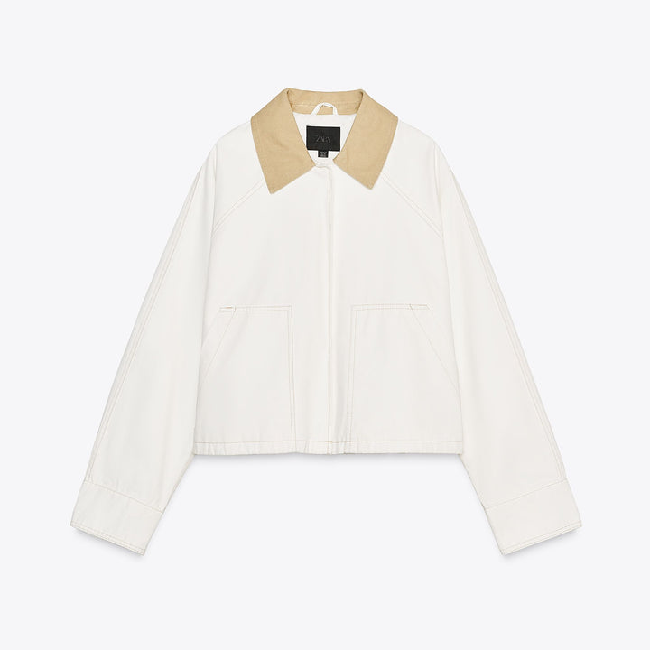 Moudda ZARA - Veste Ciree - Manches Raglan & Col Canvas - Tunisie 1