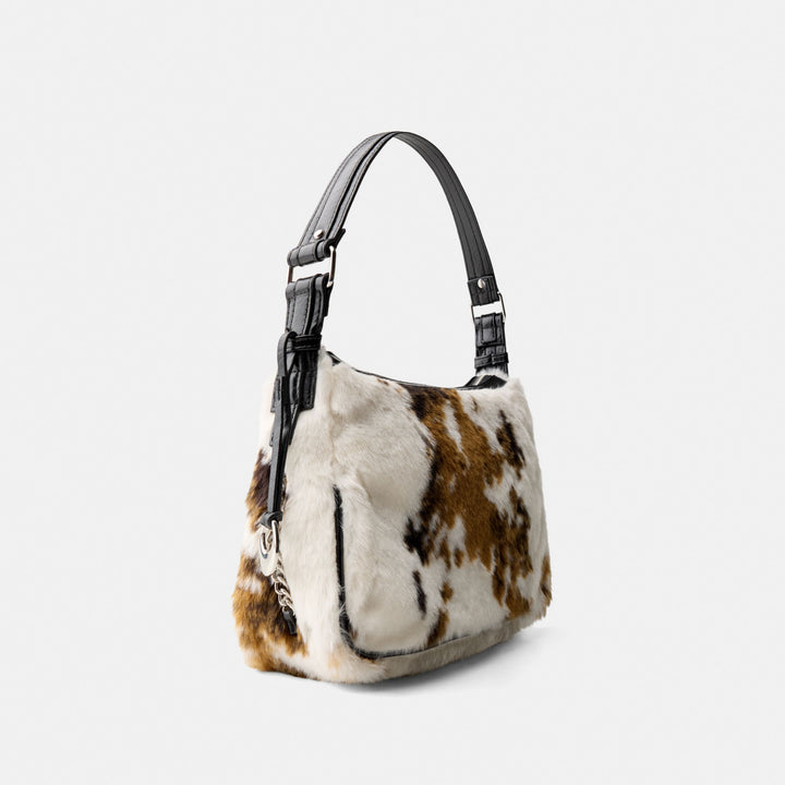 Moudda BERSHKA - Sac vache marron en fourrure - Tunisie 1
