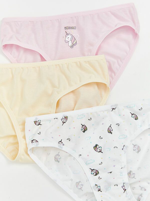 Moudda LC Waikiki - Slip jersey Fille Imprimé blanc - Tunisie 2