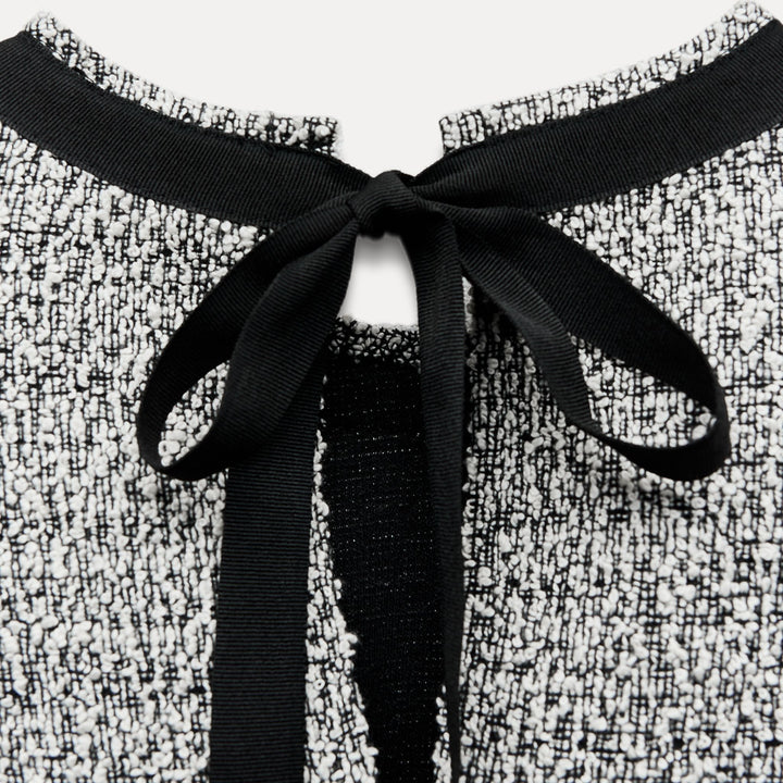 Moudda ZARA - Robe courte ample, manches courtes, ceinture dos - Tunisie 3