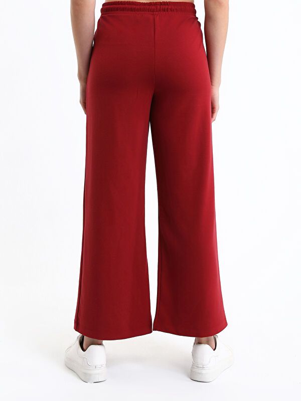 Moudda LC Waikiki - Pantalon en jersey Femme Bordeaux - Tunisie 5