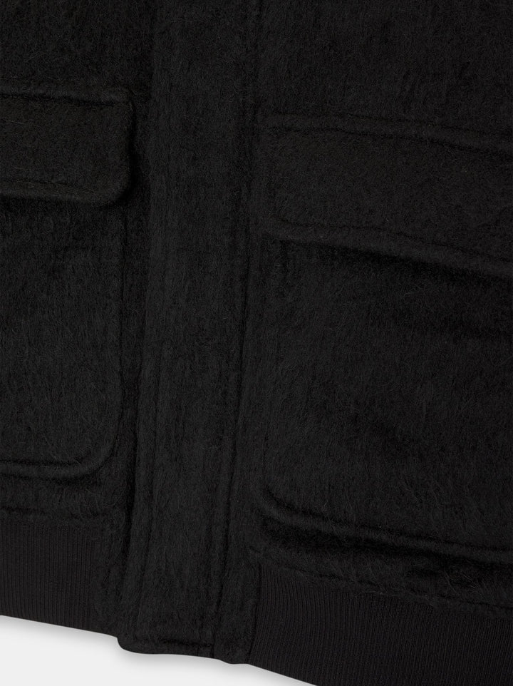 Moudda PULL & BEAR - Veste Tissu Poil Col Camisero Matelassée - Tunisie 2